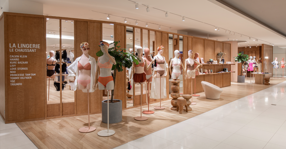 Galeries Lafayette Paris Haussmann<br>Le renouveau de la lingerie